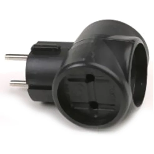 Тройник Toker 3Т 6/10A б/з черный (50)