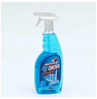 Средство для мытья стекол 0,75л с тригером Морская свежесть Золушка (12)