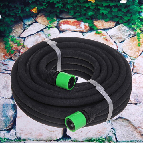 Шланг для полива d12 мм (12) 15м ПВХ сочащий с коннекторами_4