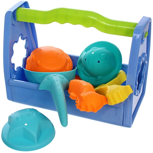 Набор для игры в песочнице Песочный мастер, 20,511,515 см, 7 предметов_5