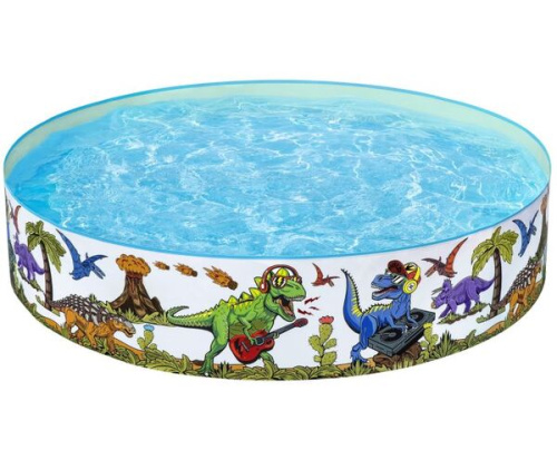 Бассейн складной 183*38 см Dinosaurous Fill 'N Fun Bestway (55022)