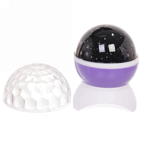 Светильник Диско-шар Double Magic (в комплекте 2 плафона - диско, звездное небо), Bluetooth, авторежим, USB, в ассортименте_4