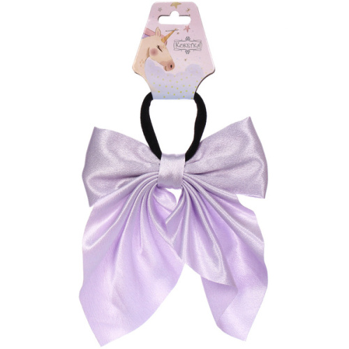 Резинка для волос "ПЕРСЕЯ", цвет лавандовый, d-5см/11*17см (подвес Кокетка Единорог)