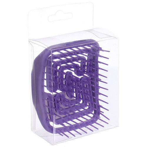 Расческа массажная компактная Сosmo style, цвет фиолетовый, 98,см , в пластиковой коробке_8