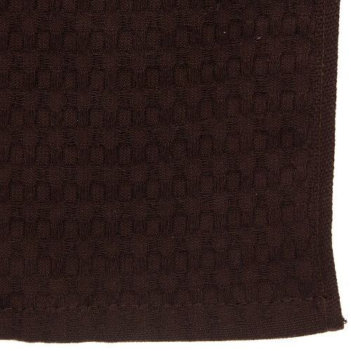 Полотенце вафельное 3060см Waffle плотность 220грм, цвет горький шоколад 04050_4