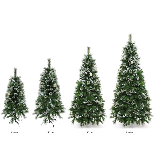 Елка Хрустальная роса 150 см, ПВХ+Леска (420  веток)_8