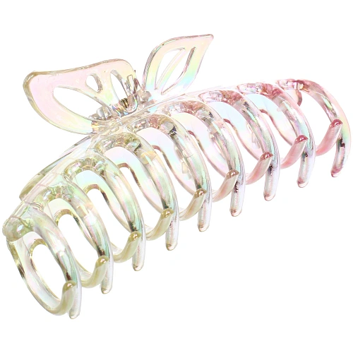 Заколка-краб для волос Мон Пион, бабочка, микс 6 цветов, 11см (Блистер)_10