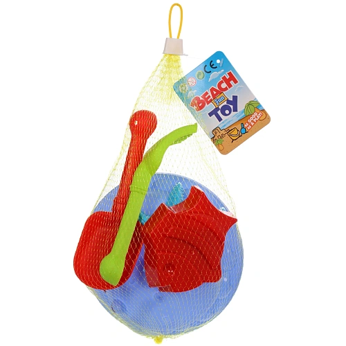 Набор для игры в песочнице Пляжные игры, 19169,5 см, 5 предметов_5