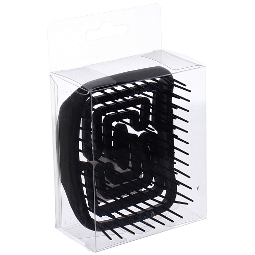 Расческа массажная компактная Сosmo style, цвет чёрный, 98,см , в пластиковой коробке_4