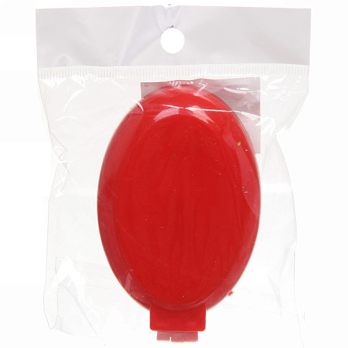 Расческа массажная складная Your hair style с зеркалом, овал, разноцветные зубья, микс 4-5 цветов, 5,417см_5