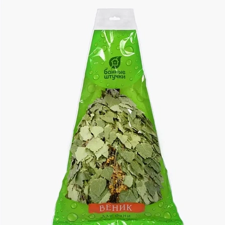 Веник березовый с пижмой в уп. "Банные штучки", 60*36см
