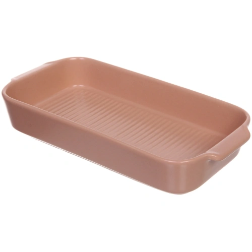 Форма керамическая для запекания "Акварель" 24.5*12.5*4,5см, розовая