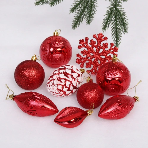 Набор украшений "Рождество" (26 предметов), красный
