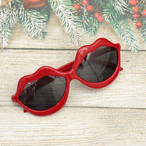 Очки карнавальные Поцелуй 14,25,6 см_4