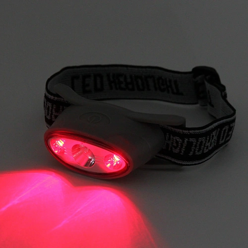 Фонарь налобный 5 режимов, 3LED, аккумуляторная батарея 400mAh USB HL-001_11