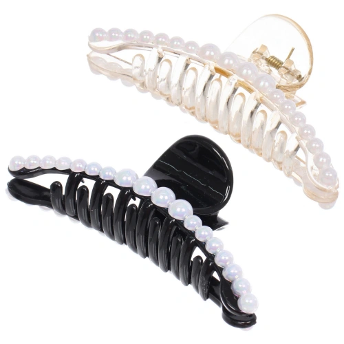 Заколка - краб для волос на блистере "ADORISTA", два цвета в ассортименте, 11см 