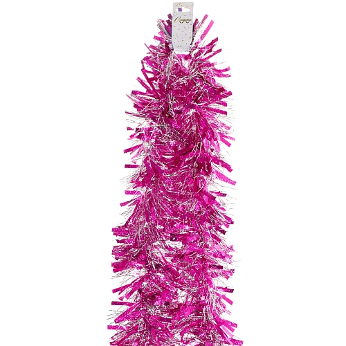 Мишура Волшебство 2м d-15см, Розовый_3