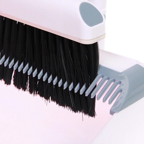 Набор для уборки, щетка для пола с совком Профи белый 8815_12