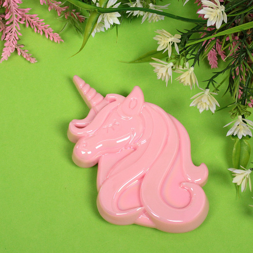 Расческа массажная Your Style -Единорог , цвет перламутровый ,в пластиковой коробке, 1012,5см_3