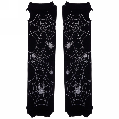 Перчатки карнавальные "Колдунья" удлиненные