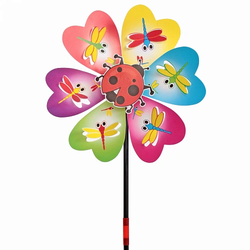 Ветрячок Летняя полянка d-22 см, 50 см, в ассортименте_5