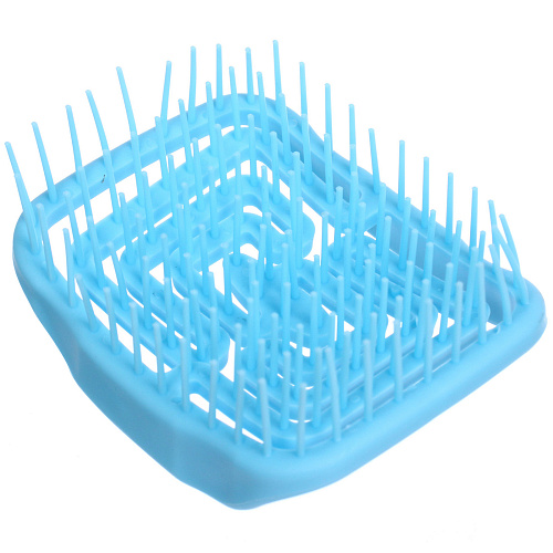 Расческа массажная компактная Сosmo style, цвет голубой, 98см , в пластиковой коробке_7