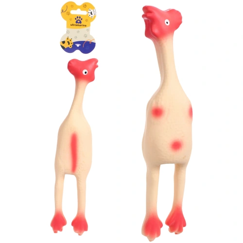 Игрушка - кричалка для собак "КУРИКОкоко", 28*6*5.5см (лейбл)
