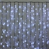 Гирлянда для улицы ЗАНАВЕС "Мерцание" ш2* в3,0 м 480 ламп LED, чёрный провод,1 реж.,IP-65, Белый  (возможность соединения)