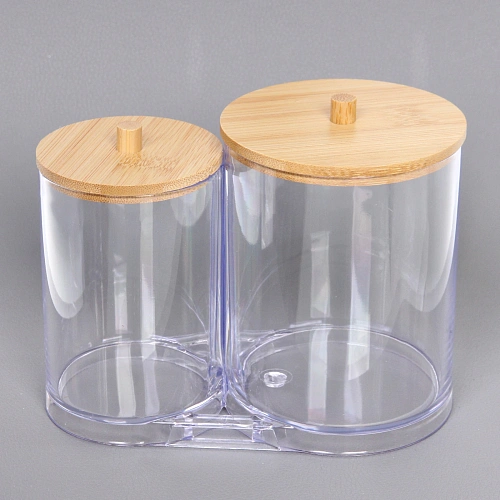 Диспенсер для ватных дисков и палочек БРАМИНГЕМ, прозрачный, 155913см_7