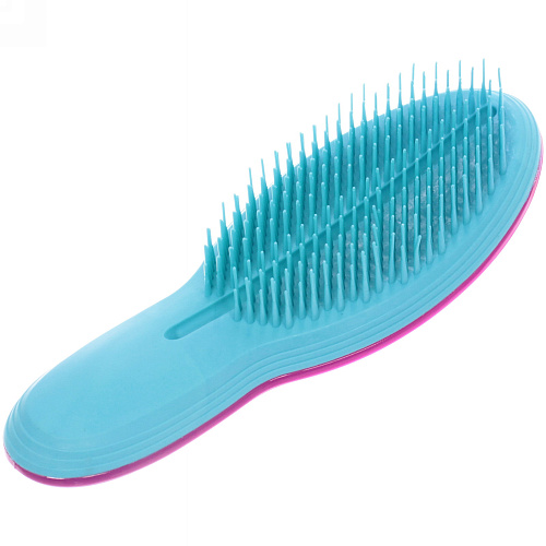 Расческа массажная компактная Manhattan style, цвет фиолетовыйголубой,  20,57,5см_5