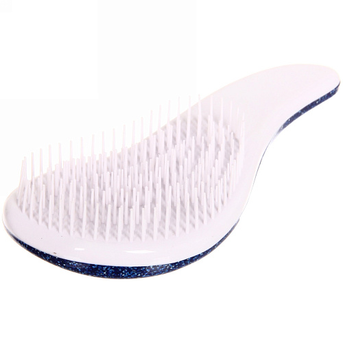 Расческа массажная Компактная-блекс, цвет синий, в коробке, 15см_4