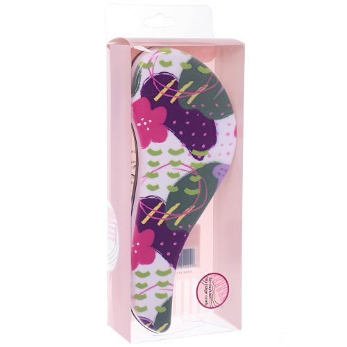 Расческа массажная компактная МАЛЬТА, микс 4 дизайна, 187,5см (PVC коробка)_6