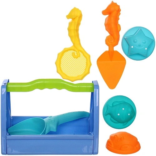 Набор для игры в песочнице Песочный мастер, 20,511,515 см, 7 предметов_3