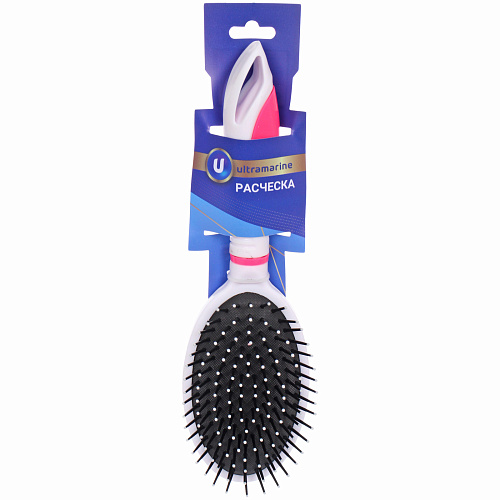 Расческа массажная Kamila Beauty, овальная малая, цвет белый, 24см_4