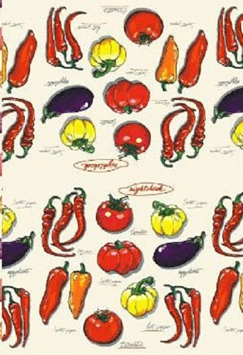 Полотенце кухонное "Flavor - Овощи" 40*57 см, микрофибра 200 гр/м2