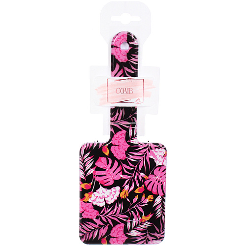 Расческа массажная компактная ЛАРИНТА, микс 4 дизайна, 229см (PVC подвес)_6