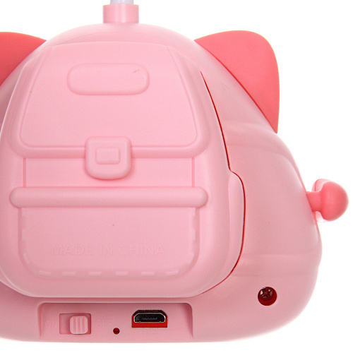 Настольная лампа Милый котёнок LED 11,58,631 см, USB 06w 5V, Розовый_6