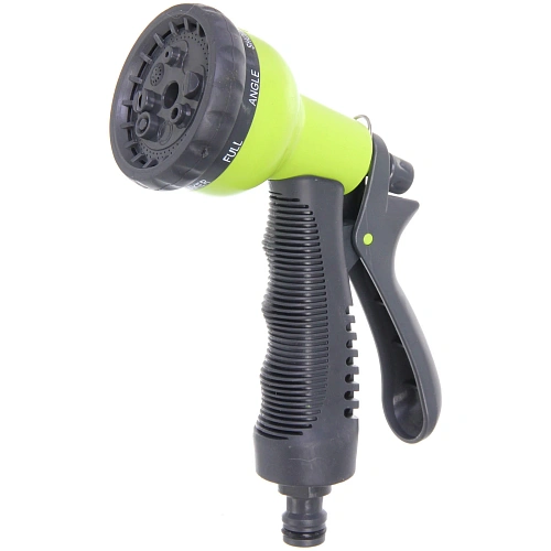 Катушка со шлангом и адаптерами, 10м серо-салатовая HY4017_6