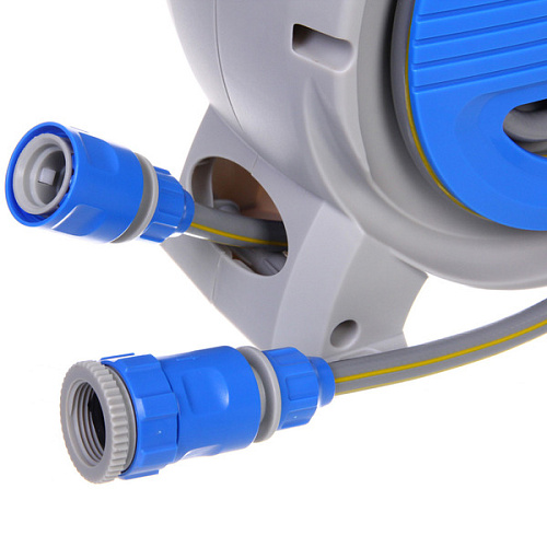 Катушка Grower со шлангом 12 и адаптерами, 10м серо-синяя AM5045_7