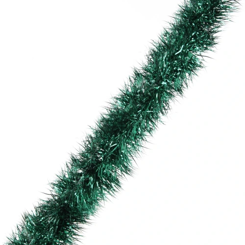 Мишура "Сияющая роскошь" 2 м 10,5 см, Изумруд