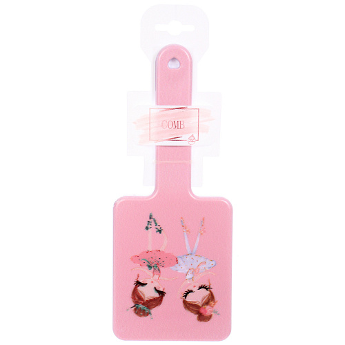 Расческа массажная компактная МАЛЬТА, микс 4 дизайна, 229см (PVC подвес)_7