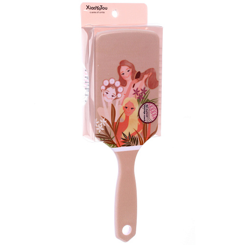 Расческа массажная прямоугольная форма КОЛЛЕКЦИЯ ИМАНИ - ПАРНАУ, микс 4 дизайна, 247,5см (PVC упаковка)_9