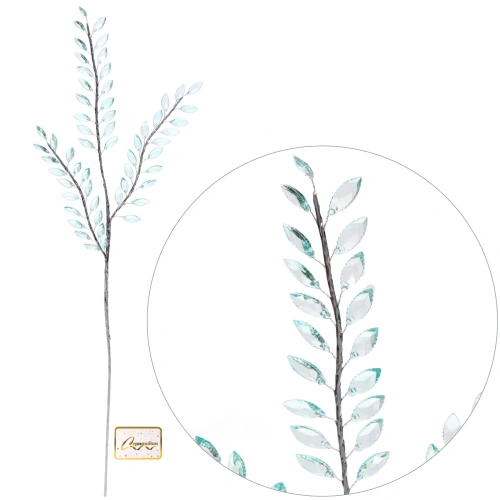 Ветка декоративная "Изысканный стиль" 80 см, Голубой