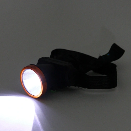 Фонарь налобный 2 режима, 1LED, аккумуляторная батарея 400mAh USB 5502_9