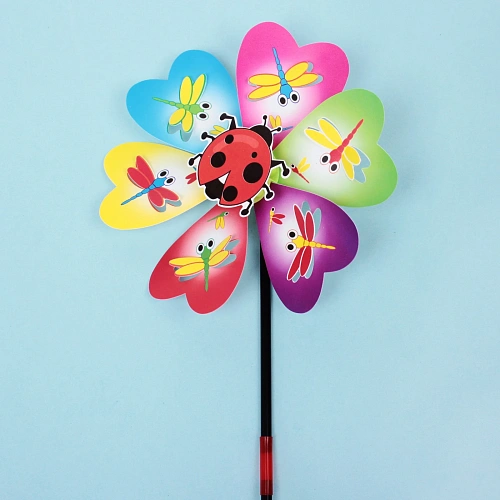 Ветрячок Летняя полянка d-22 см, 50 см, в ассортименте_3