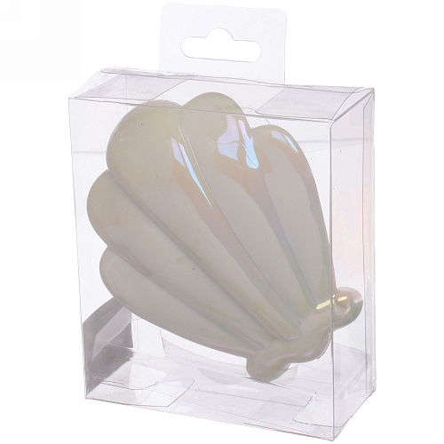 Расческа массажная компактная Beauty Home, ракушка жемчужная, в коробке, 1085см_6