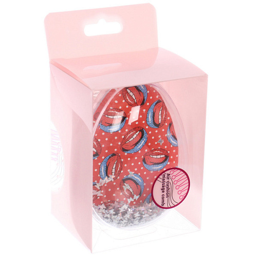 Расческа массажная складная АМОР, микс 4 дизайна, 86см (PVC коробка)_8