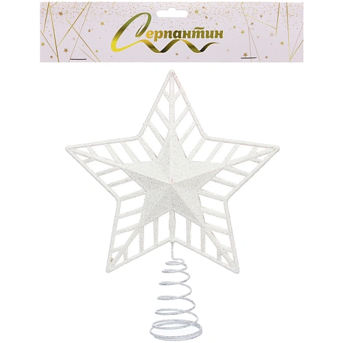 Звезда на ёлку 2023 см Советская классика, Белый_4