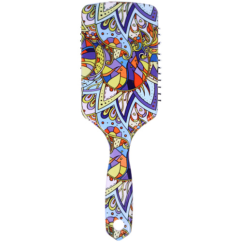 Расческа массажная прямоугольная форма КОЛЛЕКЦИЯ ИМАНИ - МАЛЬТА, микс 4 дизайна, 247,5см (PVC упаковка)_6