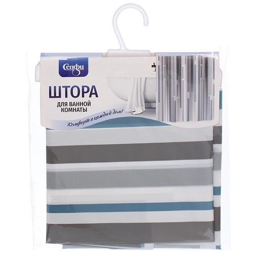 Штора для ванной EVA 180180 Селфи Матрикс_4